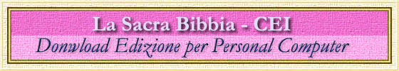 La Sacra Bibbia - Download edizione per Personal Computer