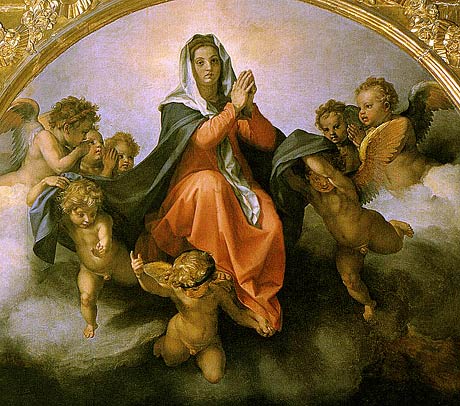 L'Assomption de Marie Vierge dans images sacrée 0815-ww