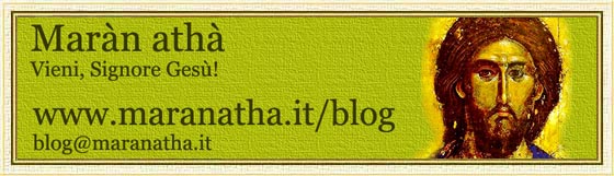Blog del sito www.maranatha.it