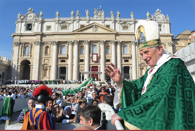 Benedetto XVI alla Santa Messa per l'Apertura dell'Anno della Fede - 11  ottobre 2012 - www.maranatha.it