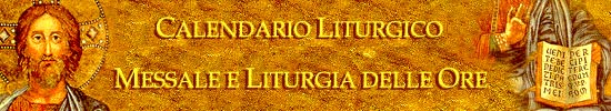 Calendario Liturgico - Messale e Liturgia delle Ore