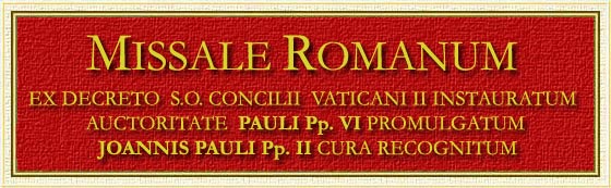 Missale Romanum - www.maranatha.it